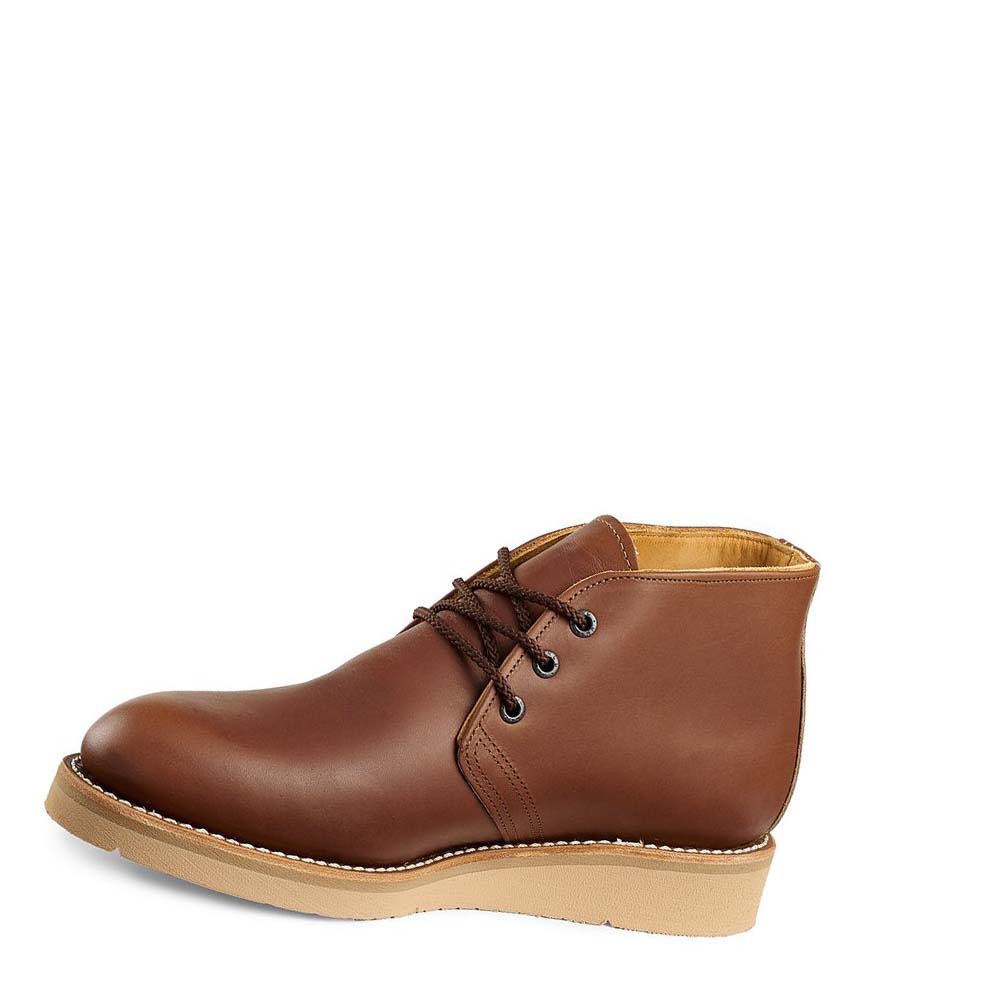 Red Wing Traction Tred Soft Toe Men's Chukka Boots Brown | ZA 24GSO